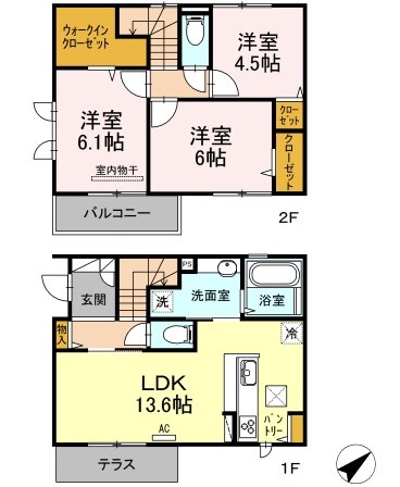 セルジェ竹下　Ｍ館 間取り