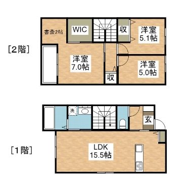 グリシーナ花ヶ浦 間取り