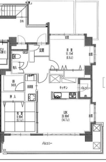 ピエールボレ室見 間取り