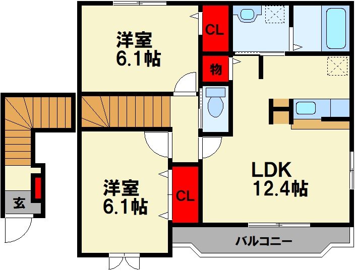 セイポート K 間取り