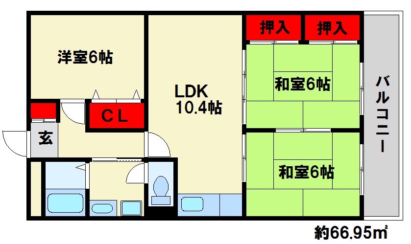 第５オリエンタル山繁 間取り