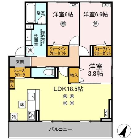 TORISIA平和 間取り