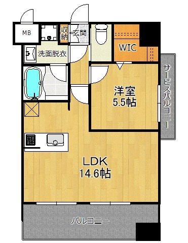 エンクレスト博多EAST PARK 間取り