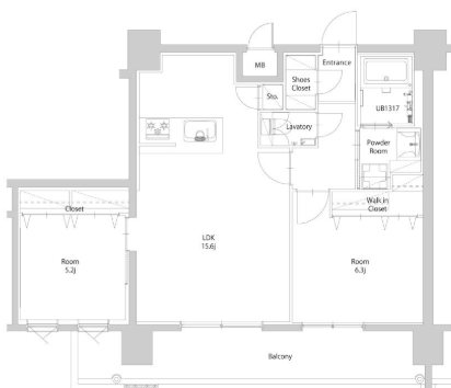 エンクレスト博多PARKSIDE 間取り