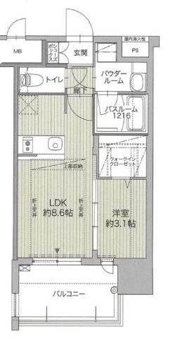 グランフォーレ博多ウォーターフロント 間取り