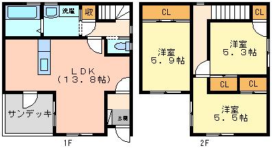 グラシュープラージュ三苫 間取り