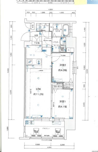 グランフォーレ千早プレミア 間取り