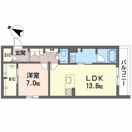 シャーメゾン西高宮 間取り