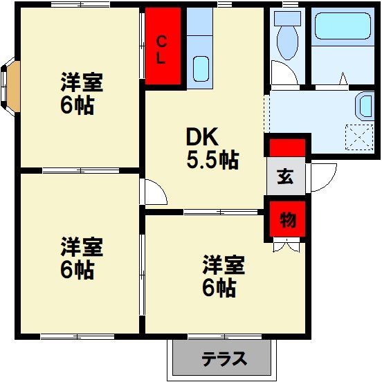 ドミール鳥井 A棟 間取り