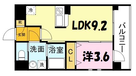 アクアリア室見 間取り