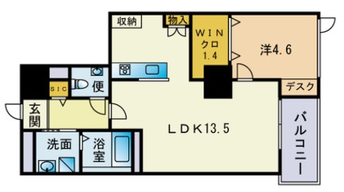 S-FORT警固タワー 間取り