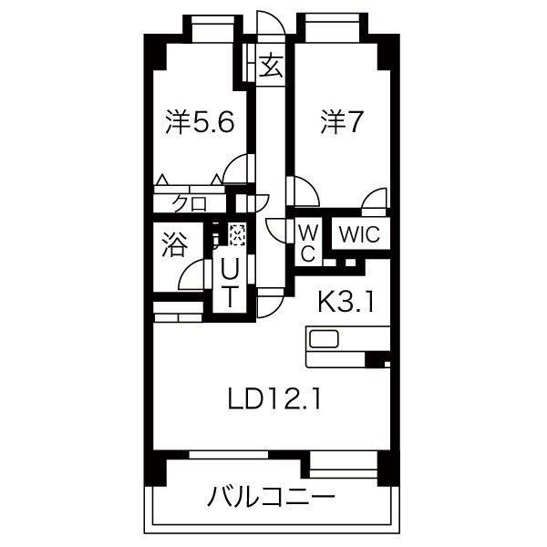 アプリークス百道浜 間取り