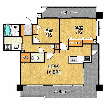 エイルマンション博多駅 間取り