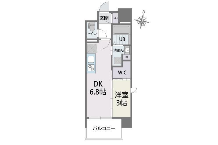 クラス六本松 間取り