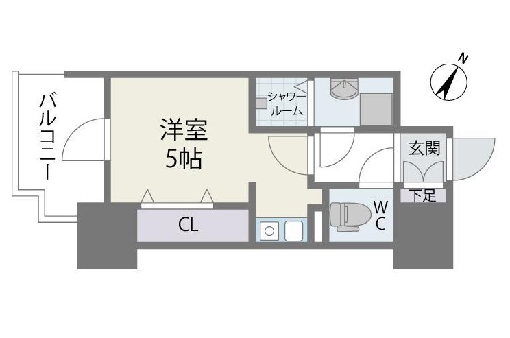 ModernPalazzo天神南Ⅱ 間取り