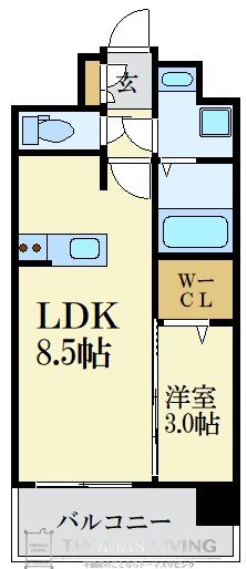 グランフォーレ県庁前アネックス 間取り