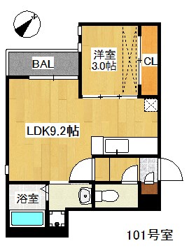 Grandtic室見南 間取り