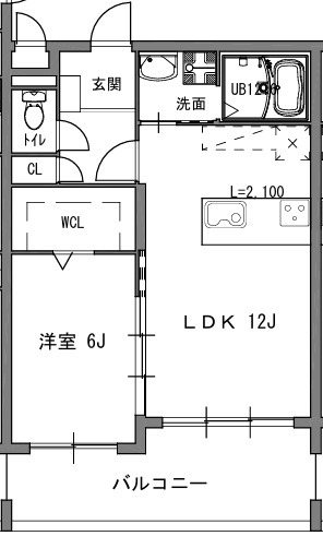 福岡県福津市西福間３丁目 間取り
