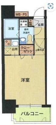 エステート・モア・天神倶楽部 間取り