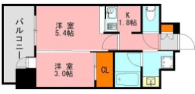 エンクレスト博多駅前ART 間取り