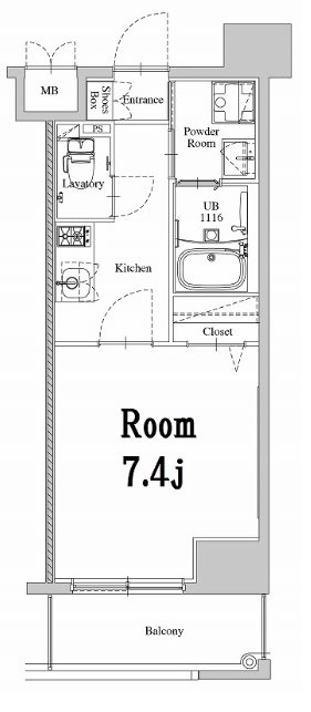 エンクレスト天神WEST 間取り