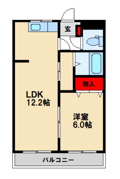 エポック弥生が丘Ⅱ 間取り