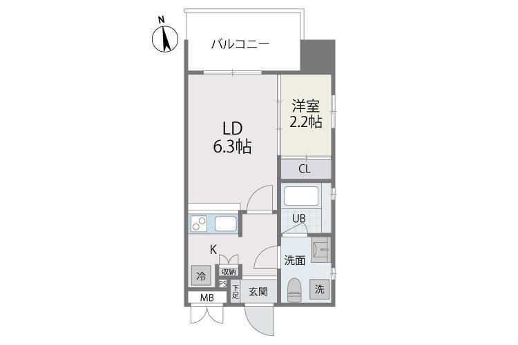 サニークレスト大濠公園 間取り