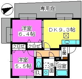 ウイング別府 間取り