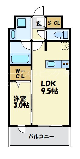 エンクレスト博多EAST PARK 間取り