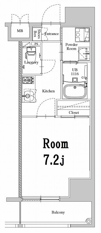 エンクレスト天神WEST 間取り