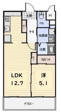 クレオン七隈 間取り