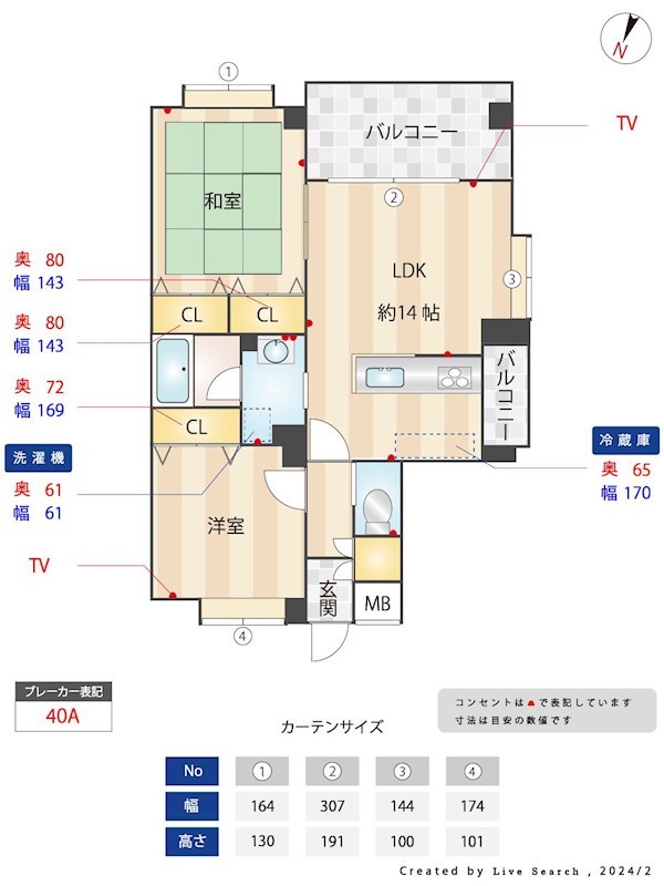 パサデーラ室見 間取り