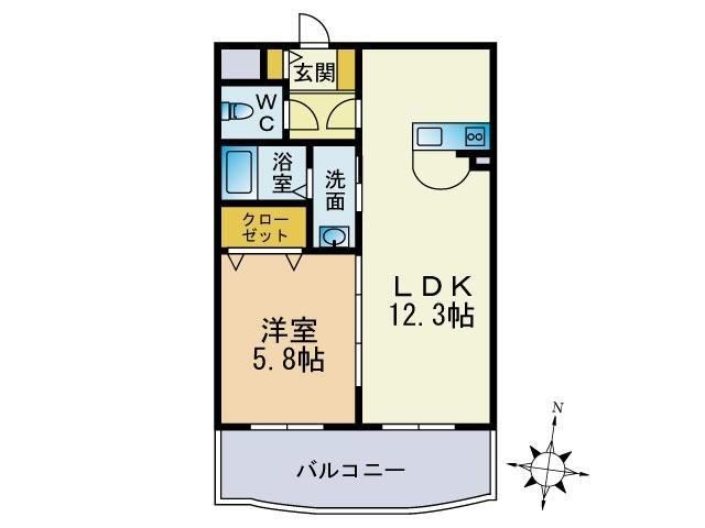 マ・テール城南 間取り
