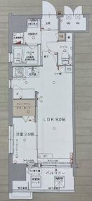 グランパーク博多ＷＥＳＴ 間取り
