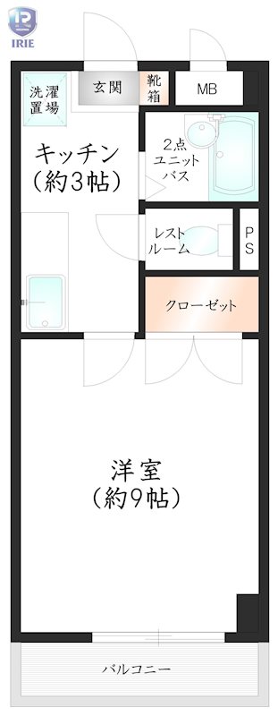 シティコートⅢ西鉄下大利駅前 間取り