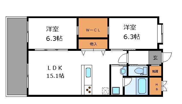 アントレ平尾参道 間取り
