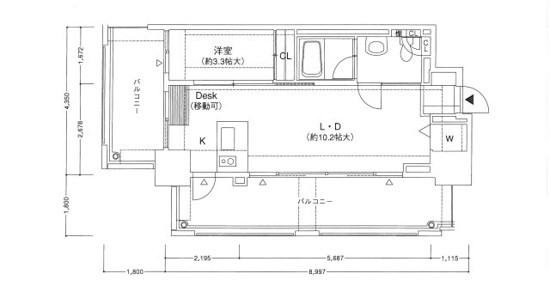 西新テングッドシティ SAVOY 間取り