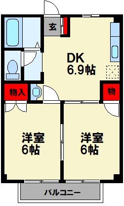 コーポエデウスⅡ 間取り
