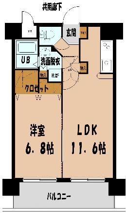 クリエート博多駅前   間取り
