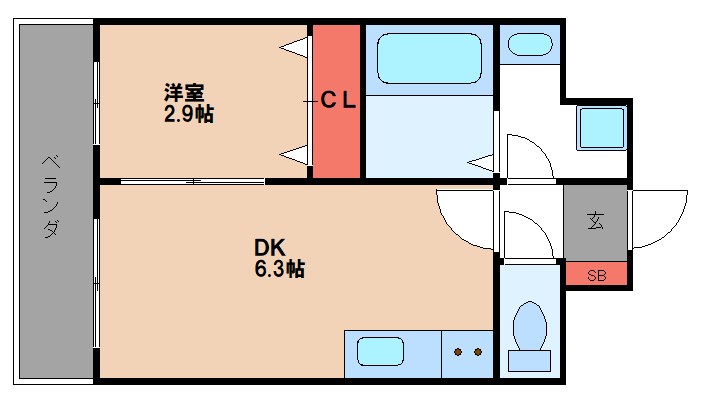 ディモーラ博多 間取り