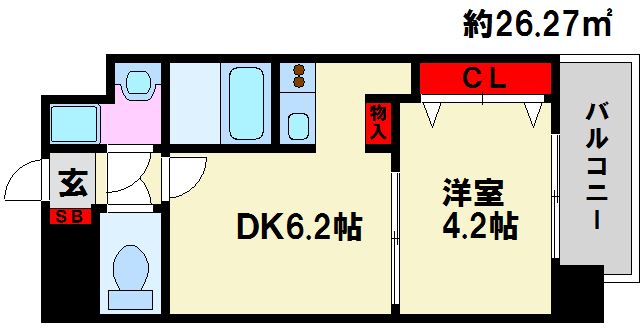 アブレスト野間 間取り