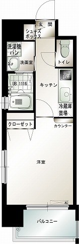エンクレスト吉塚駅前  間取り