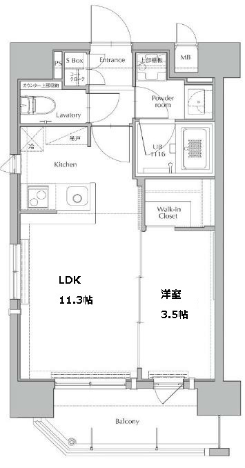 ネストピア薬院 間取り