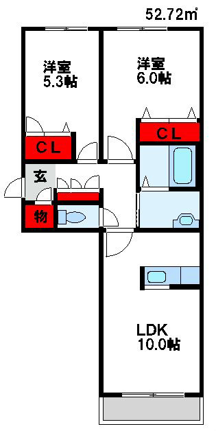 エスペランサⅡ 間取り