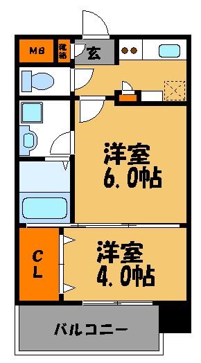 エステート・モア・薬院JOY 間取り