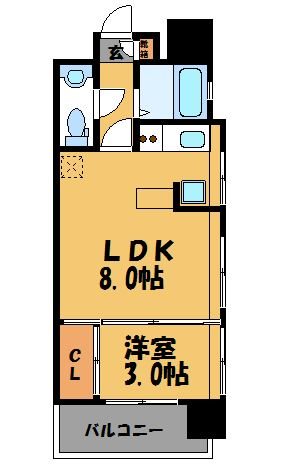 エステートモア・薬院ネスト 間取り