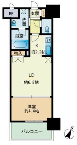 RJRプレシア博多楽水園 間取り