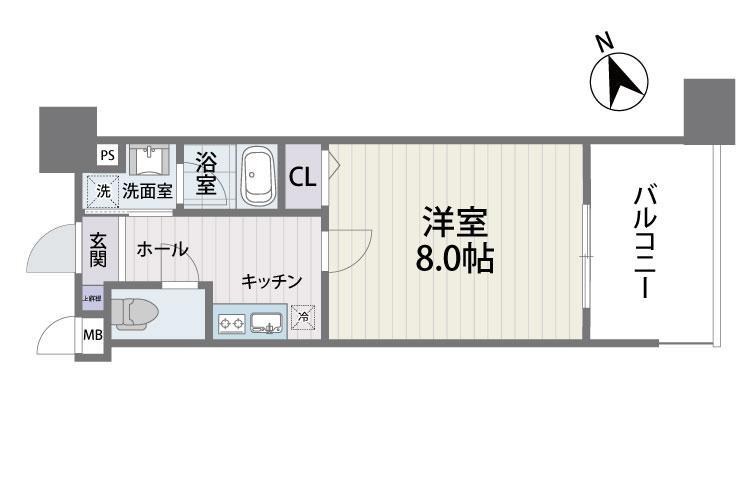 S-FORT福岡県庁前 間取り