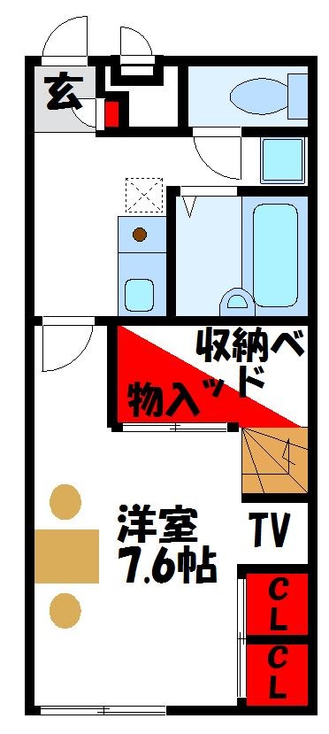 レオパレス土井駅東 間取り