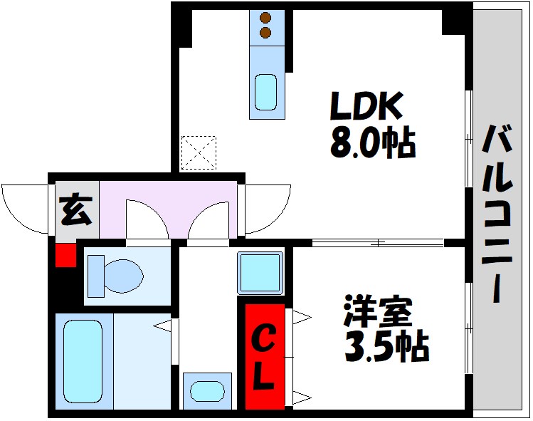 リバティ神屋 間取り
